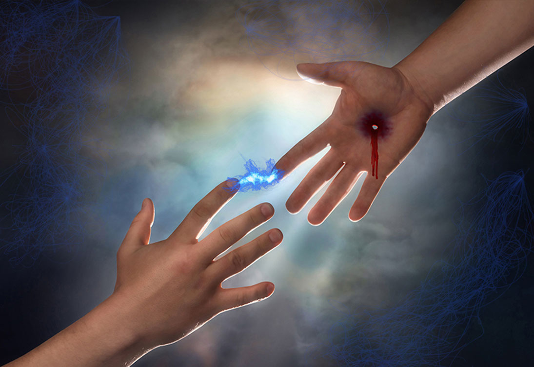 man's contact with Jesus, God, Jesus Christ, Christianity, Cruxificatiion
